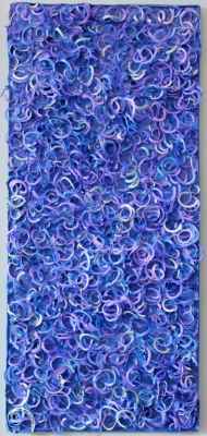 2016 Riccioli della Fata Turchina plastica colorata su multistrato di legno cm 56x25