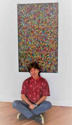 2017 Bellezza grande 2017 plastica colorata su multistrato di legno cm 120x70